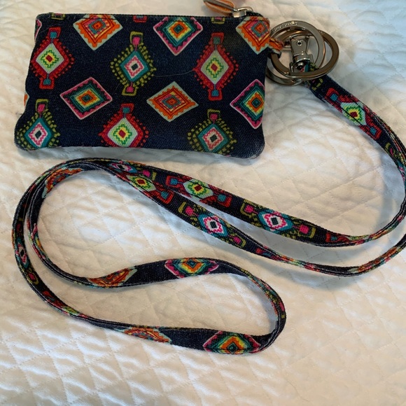 Vera Bradley Lanyard and ID pouch - Picture 4 of 6